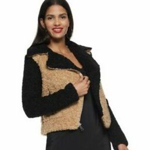 Nine West Sherpa Bomber Jacket